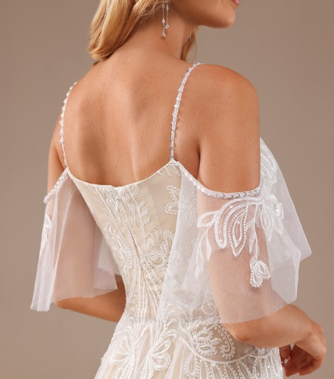 svatební šaty-tylové svatební šaty-boho svatební šaty