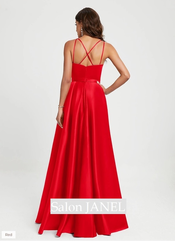červené šaty-červené dlouhé šaty-červené šaty na maturitní ples-červené šaty do tanečních